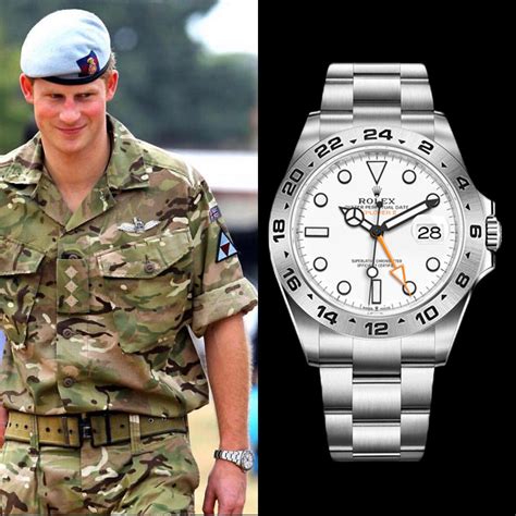 rolex explorer 2 prince harry|prince harry watches.